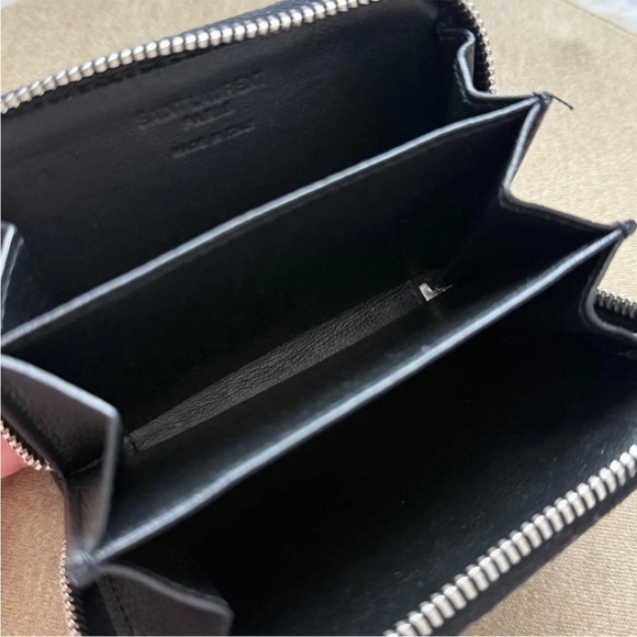 Saint Laurent Black Leather Wallet - Picture 7 of 9